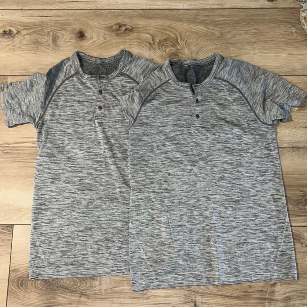 Lululemon heather grey shirts